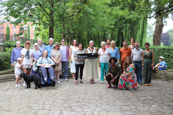 Garden of Sanctuary unveiled, honouring Richmond’s refugee heritage